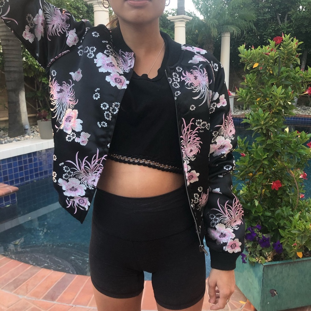 LF // SEEK the label bomber jacket